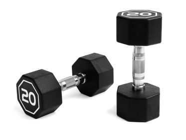 Octagon Coated Dumbbell 20 LB