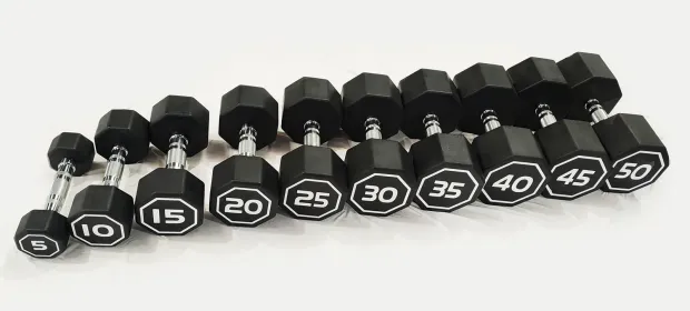 Octagon Coated Dumbbell 10LB