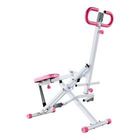 Squat Machine, Deep Squat Rowing Machine for Home, Easy Setup & Foldable Exercise Equipment