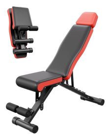 Weight Bench, 660lbs Adjustable Weight Bench Press for Full Body Workout, Exercise Sit up Bench for Home Gym Strength Training