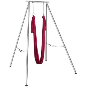Aerial Yoga Frame & Yoga Hammock, 9.67 ft Height Professional Yoga Swing Stand Comes with 6.6 Yards Aerial Hammock, Max 551.15 lbs Load Capacity