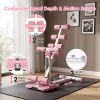 Multifunctional Deep Squat Machine for Home Gym, Adjustable Glutes Leg Core Trainer with Resistance Bands for Full Body Workout