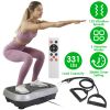 Vibration Exercise Machine With Resistant Bands Remote Control Whole Body Vibration Platform Workout Equipment Home Fitness Training Equipment