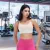 Women Strap Sport Bras Padded Strappy Crop Square Neck Low Impact Bras Sexy Fitness Tank Tops with Removable Pads Flat Straps for Gym Yoga Workout