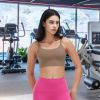 Women Strap Sport Bras Padded Strappy Crop Square Neck Low Impact Bras Sexy Fitness Tank Tops with Removable Pads Flat Straps for Gym Yoga Workout