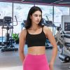 Women Strap Sport Bras Padded Strappy Crop Square Neck Low Impact Bras Sexy Fitness Tank Tops with Removable Pads Flat Straps for Gym Yoga Workout