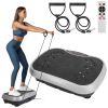 Vibration Exercise Machine With Resistant Bands Remote Control Whole Body Vibration Platform Workout Equipment Home Fitness Training Equipment